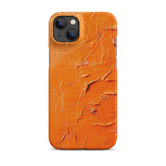 Orange Aastract Snap case for iPhone