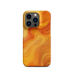 Abstract Yellow Snap Phone  case for iPhone