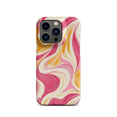 Yellow & Pink Snap Phone  case for iPhone