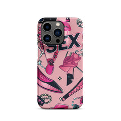 Pink Love Snap case for iPhone