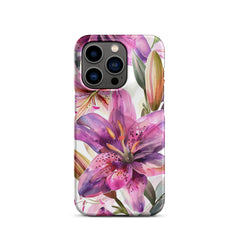 Watercolor Lily Snap case for iPhone