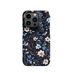 Blue Flowers Snap case for iPhone