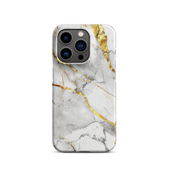 White Marble Snap case for iPhone