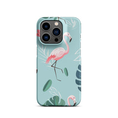 Tropical Flamingo Snap case for iPhone