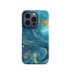 Turquoise Swirl  Snap case for iPhone