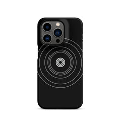 Black Circle Snap case for iPhone