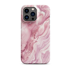 Pink Marble Snap case for iPhone