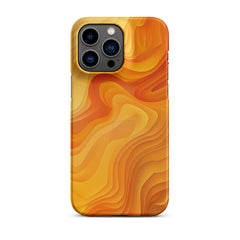 Abstract Yellow Snap Phone  case for iPhone