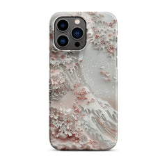 Great Wave White Snap case for iPhone