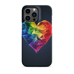 Ranbow Heart Snap case for iPhone