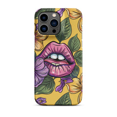 Vibrant Lips Snap case for iPhone