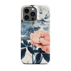 Tricolor Flowers Snap case for iPhone