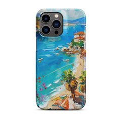 Mediterranean Beach Snap case for iPhone