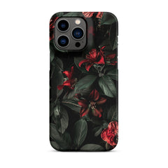 Floral Dark Snap case for iPhone