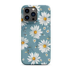 white Daisies Snap case for iPhone