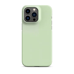 Light Green Snap case for iPhone