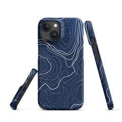 Blue Art Snap case for iPhone