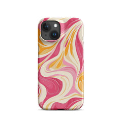 Yellow & Pink Snap Phone  case for iPhone