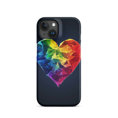 Ranbow Heart Snap case for iPhone