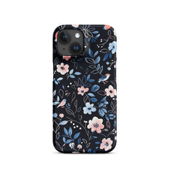 Blue Flowers Snap case for iPhone