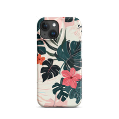 Flower leaves Snap case for iPhone