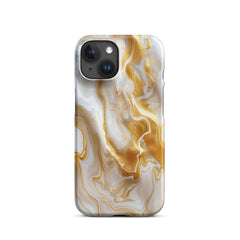 Gold Marble Snap case for iPhone