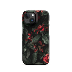 Floral Dark Snap case for iPhone