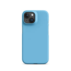 Aqua Blue Snap case for iPhone