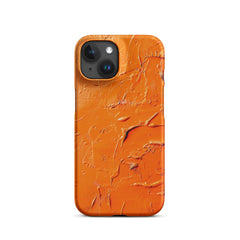 Orange Aastract Snap case for iPhone