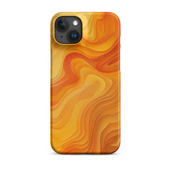 Abstract Yellow Snap Phone  case for iPhone