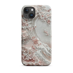 Great Wave White Snap case for iPhone