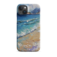 Beach Painting Snap case for iPhone