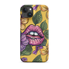 Vibrant Lips Snap case for iPhone