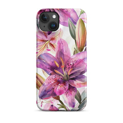 Watercolor Lily Snap case for iPhone