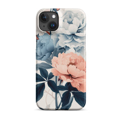 Tricolor Flowers Snap case for iPhone