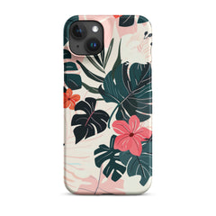 Flower leaves Snap case for iPhone