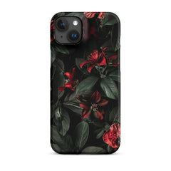 Floral Dark Snap case for iPhone