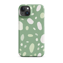 Sprinkle Green Snap case for iPhone