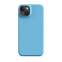 Aqua Blue Snap case for iPhone