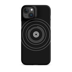 Black Circle Snap case for iPhone