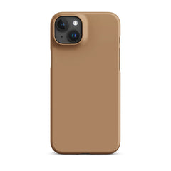 Brown Snap case for iPhone