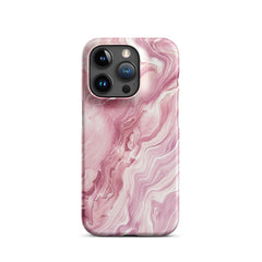 Pink Marble Snap case for iPhone