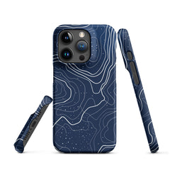 Blue Art Snap case for iPhone