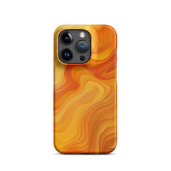 Abstract Yellow Snap Phone  case for iPhone