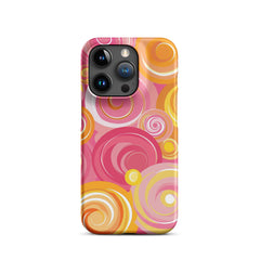 Pink Yellow Phone case for iPhone