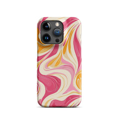 Yellow & Pink Snap Phone  case for iPhone