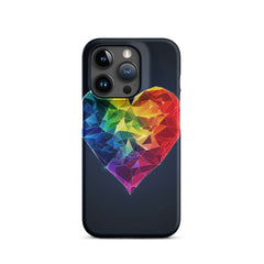 Ranbow Heart Snap case for iPhone