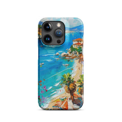 Mediterranean Beach Snap case for iPhone