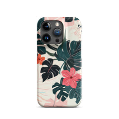 Flower leaves Snap case for iPhone