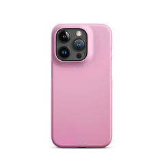 Pink Snap case for iPhone